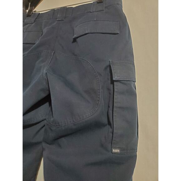 5.11 Tactical Series Womens TDU Cargo Pants Sz 10 Ripstop Performance Navy Blue - Picture 7 of 13